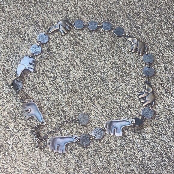 Calypso Metal Elephants Chain Women Belt One Size main image 6